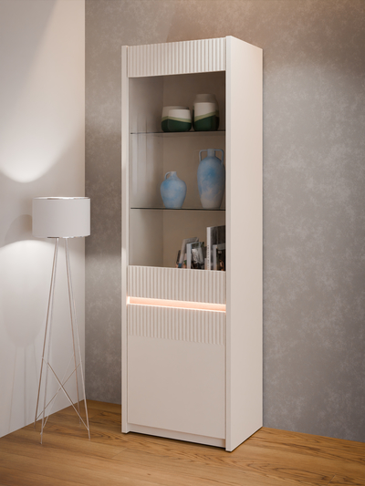 Витрина / полка со стеклом Oak Squere OSQV811B