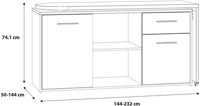 Rakstāmgalds / datorgalds Aliklia AKLB231