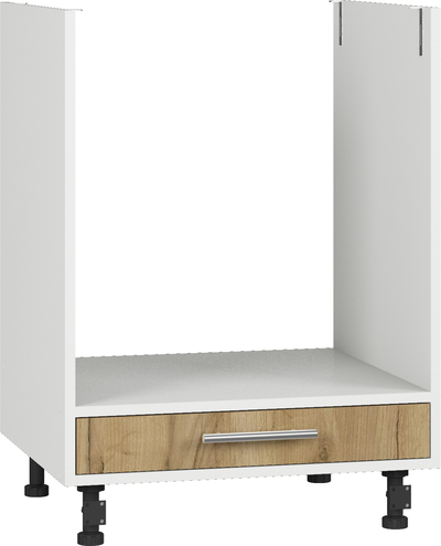 Кухонный шкаф модульной системы BlanKit D60C White+Oak Kraft Gold К003