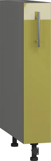 Кухонный шкаф модульной системы BlanKit D15C Graphite+Lemon.G425 Skapis