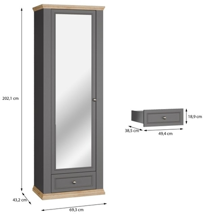 Kapp riidepuu toruga Pontypool PNTS812