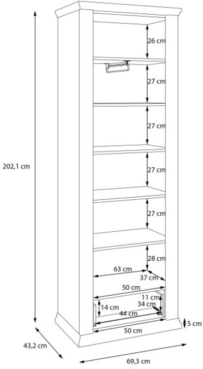 Kapp riidepuu toruga Pontypool PNTS812