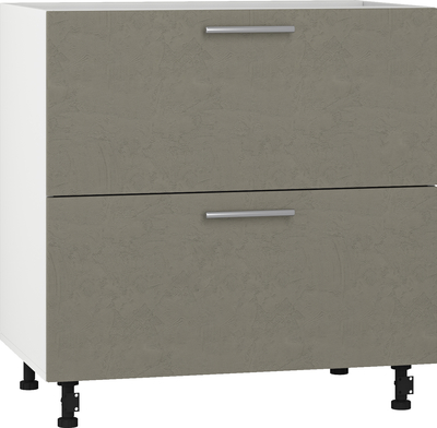 Кухонный шкаф модульной системы BlanKit D80.s2 White+Cement Gothic.M389