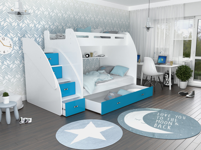 Двухъярусная кровать Zuzia 90x200