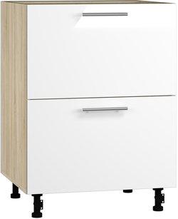 Köögikapp BlanKit D60.s2 Sonoma+White.G382
