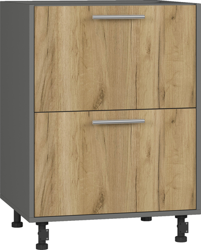 BlanKit D60.s2 Graphite+OakKraftGold.MК003