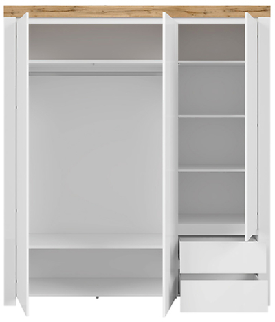 Шкаф для одежды с вешалкой Holten SZF3D2S/A