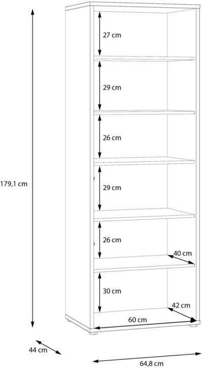 Витрина / полка со стеклом Alice Springs ACSV711