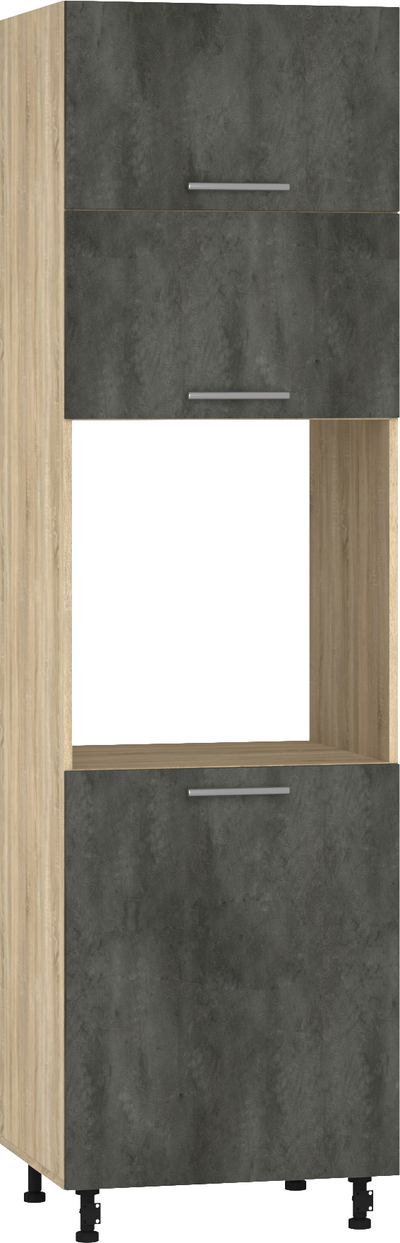 Кухонный шкаф модульной системы BlanKit D60C.h214 Sonoma+CementDark.M361