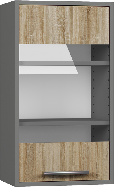 Кухонный шкаф модульной системы BlanKit G40W Graphite+Sonoma.3025