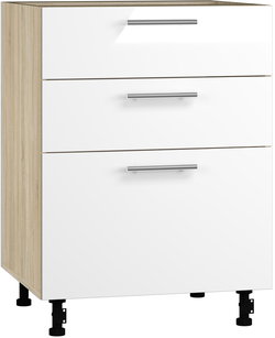 Кухонный шкаф модульной системы BlanKit D60.s3 Sonoma+White.G382