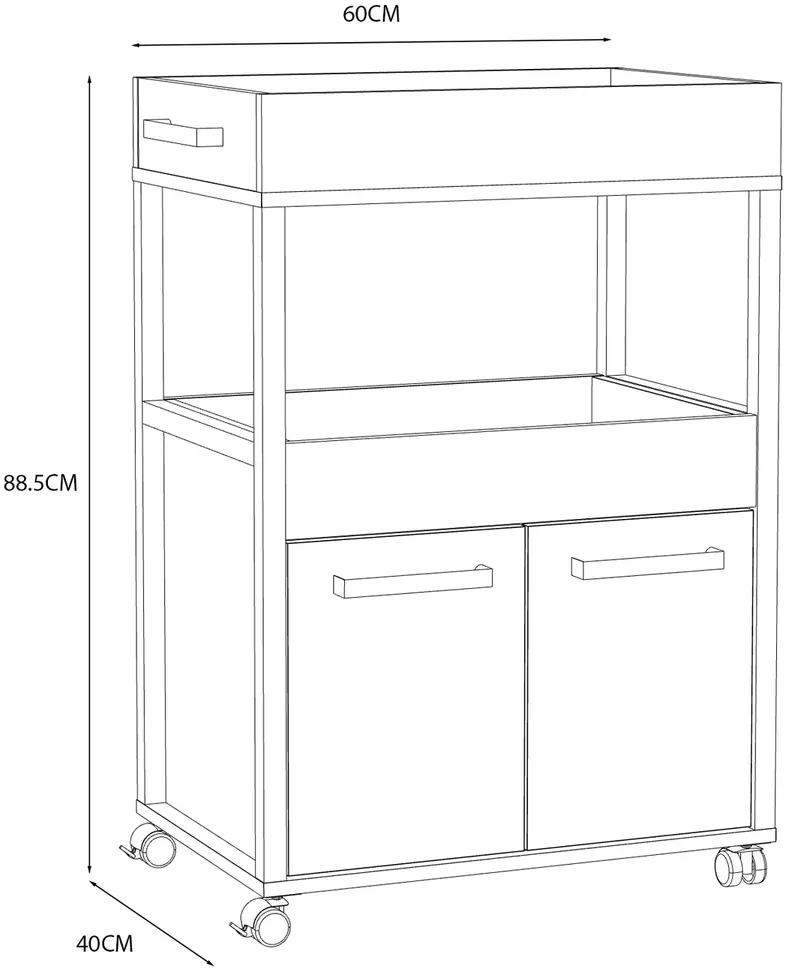 Teenindavad kärud Home Bar HMBK208
