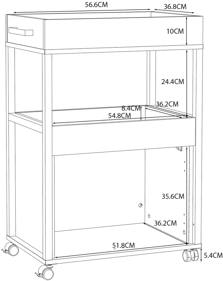 Teenindavad kärud Home Bar HMBK208