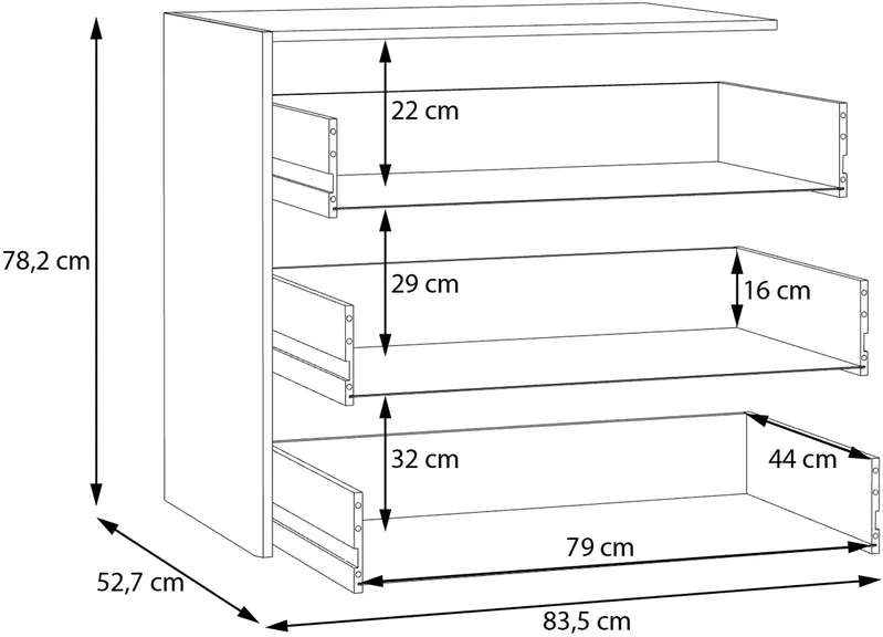 Дополнения для шкафов и полок SHMC381
