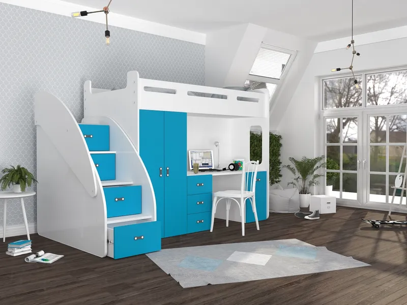 Двухъярусная кровать Zuzia Plus 80x200