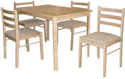Стол обеденный со стульями Starter (Iris, Emma)