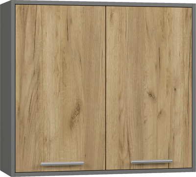 Кухонный шкаф модульной системы BlanKit G80.D Graphite+Oak Kraft Gold К003