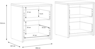Прикроватная тумба Cismon RIBK022ST