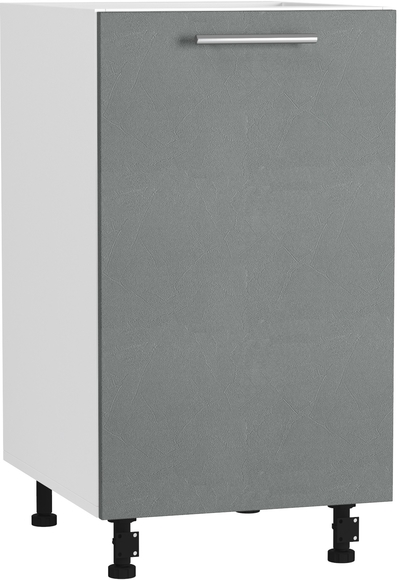 Кухонный шкаф модульной системы BlanKit D45 White+Сoncrete gray.352
