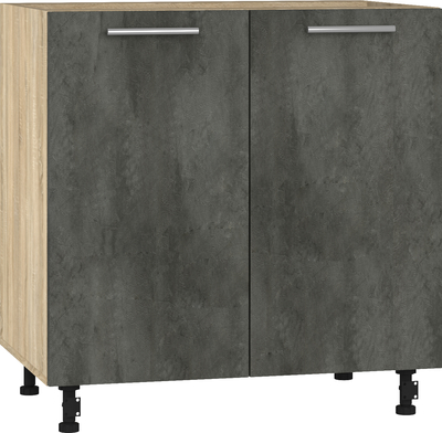 Кухонный шкаф модульной системы BlanKit D80 Sonoma+CementDark.M361