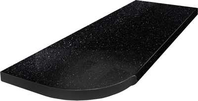 Galda virsma / Sienas panelis Black Andromeda K218 1800x600x38mm GG