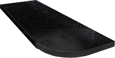 Galda virsma / Sienas panelis Black Andromeda K218 1800x600x38mm GG