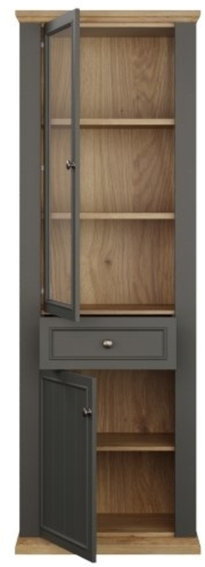 Plaukts ar stiklu / vitrīna Pontypool PNTV711