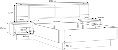 Кровать Panoptik PNPL3141B