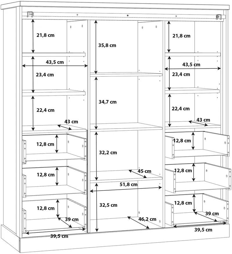 Стеллаж / полка Kaszimiro KZMR631B