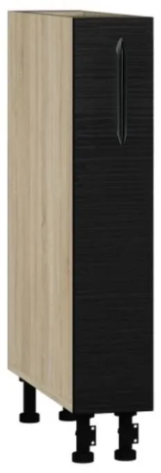 Skapis BlanKit D15C Sonoma+OakBlack.381 M