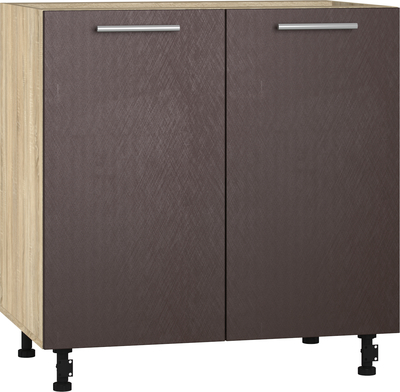Кухонный шкаф модульной системы BlanKit D80 Sonoma+BrushBronze.M369