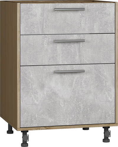 Кухонный шкаф модульной системы BlanKit D60.Ts3 Sonoma+Industrial SG