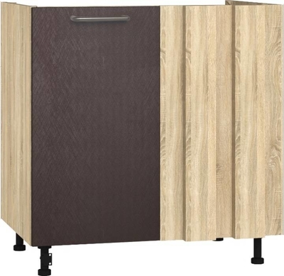 Skapis BlanKit D80N Sonoma+BrushBronze.M369 U4