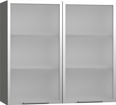 Кухонный шкаф модульной системы BlanKit G80W Graphite+ALU Satin