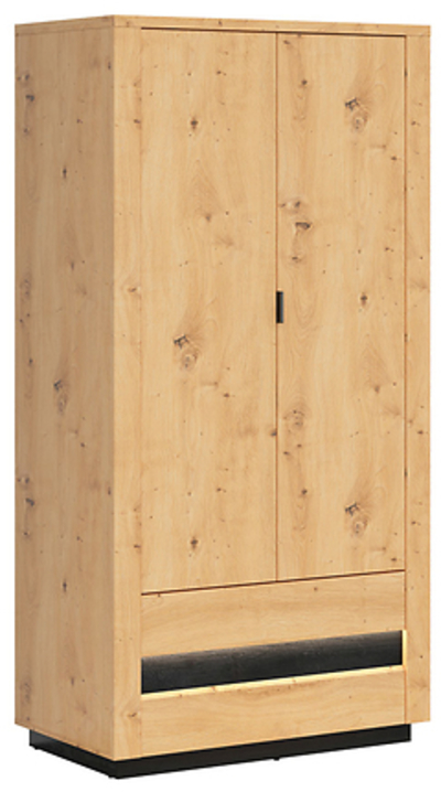 Шкаф для одежды с вешалкой Ostia SZF2D2S