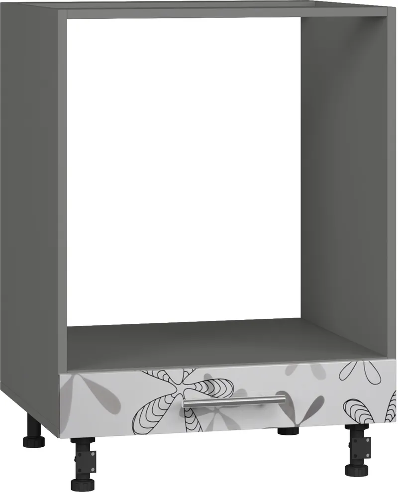 BlanKit D60C Graphite+Flower.G432 Skapis