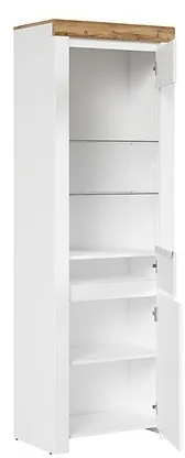 Plaukts ar stiklu / vitrīna Holten REG1D1W