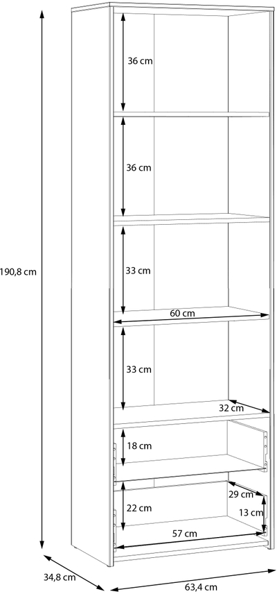 Plaukts / skapis Culgoa CUGR711