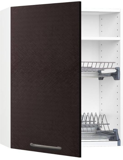 Skapis BlanKit G60.1.D White+BrushBronze.M369 U4