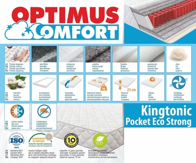 90*170 Kingtonic Pocket Eco Strong