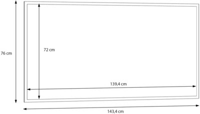 Туалетный столик / зеркало и полка Alice Springs ACSD04