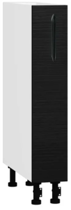 Skapis BlanKit D15C White+OakBlack.381 M