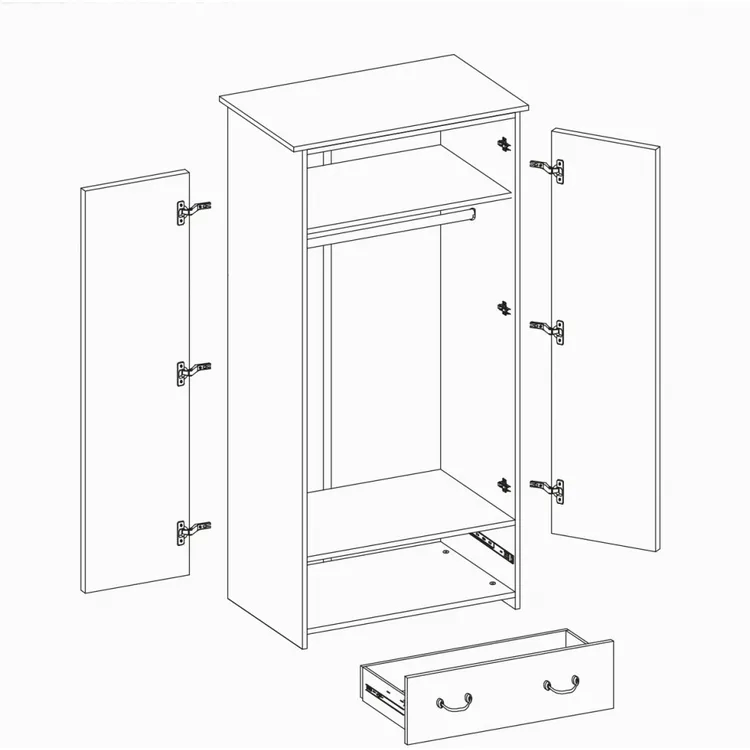 Kapp riidepuu toruga Kosmo 2D1S 06