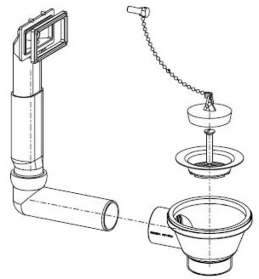 Izlietne FRANKE Valve 1120006230 Sifon