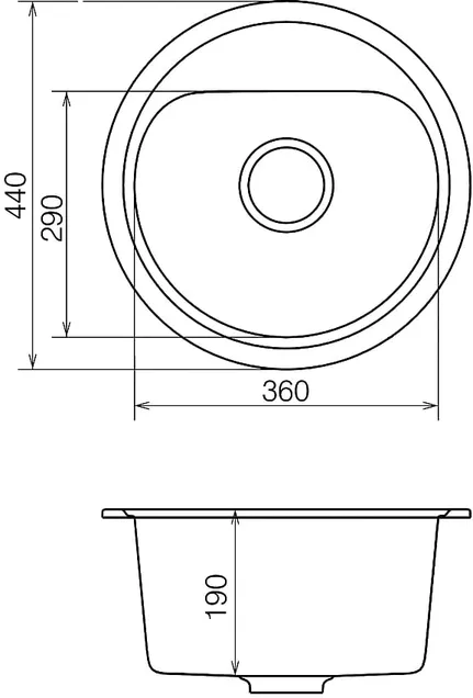 Izlietne Lira LMR 01.44