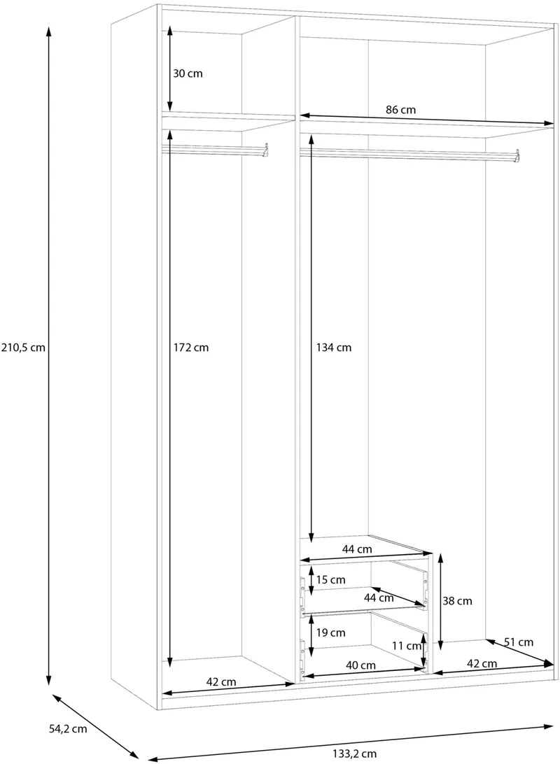 Kapp riidepuu toruga Econobox ECBS931-120