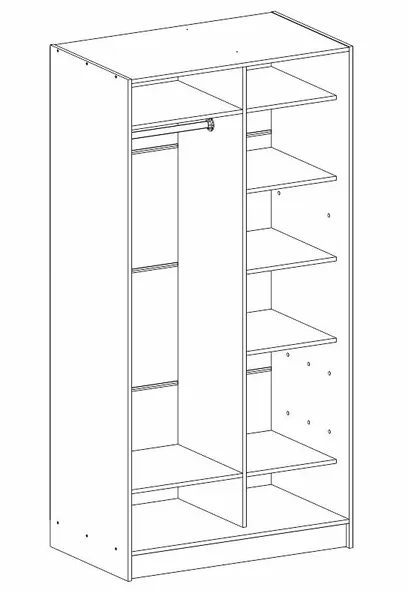Kapp riidepuu toruga Elma 1121-1-LS-60