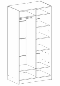 Kapp riidepuu toruga Elma 1122-1-SS-60