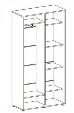 Kapp riidepuu toruga Elma 1124-1-SS-45