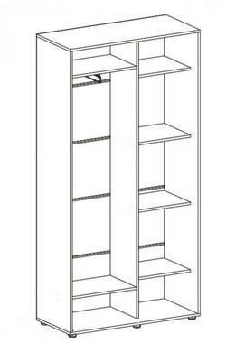 Kapp riidepuu toruga Elma 1524-1-LS-45